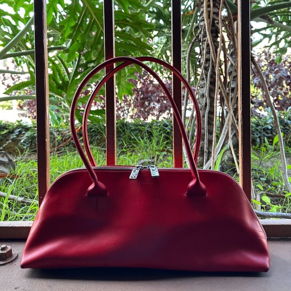Red FURLA shoulder bag